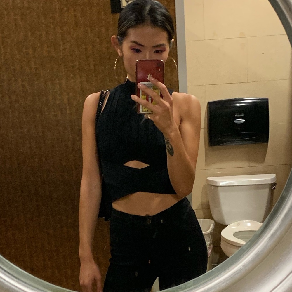 Zara halter crop top